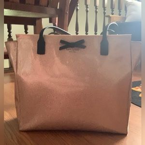 Kate Spade Pink Glitter Tote
